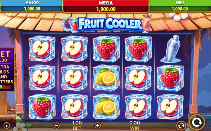 Fruit Cooler žaidimo ekranas